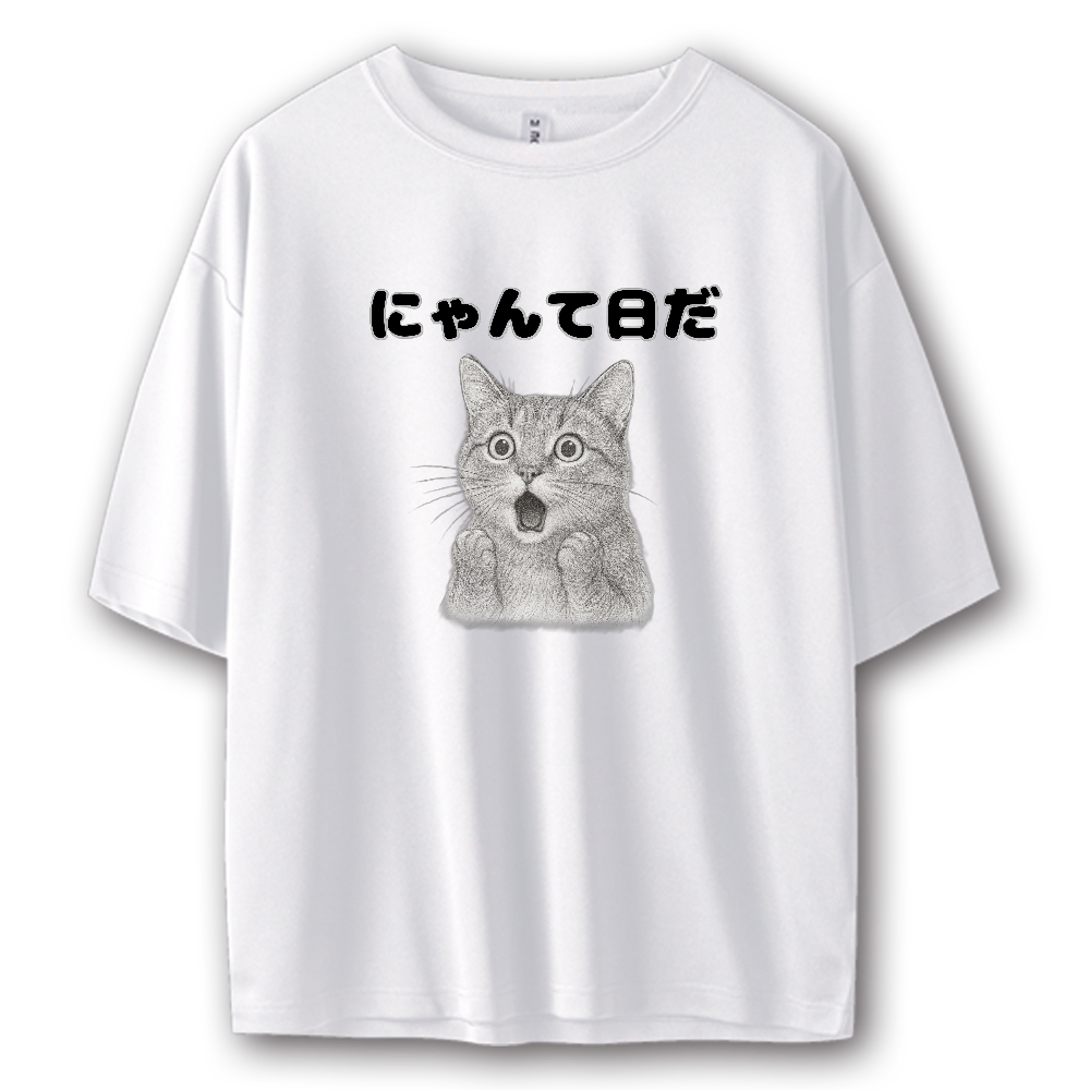 にゃんて日だ Tシャツ（ストリート）