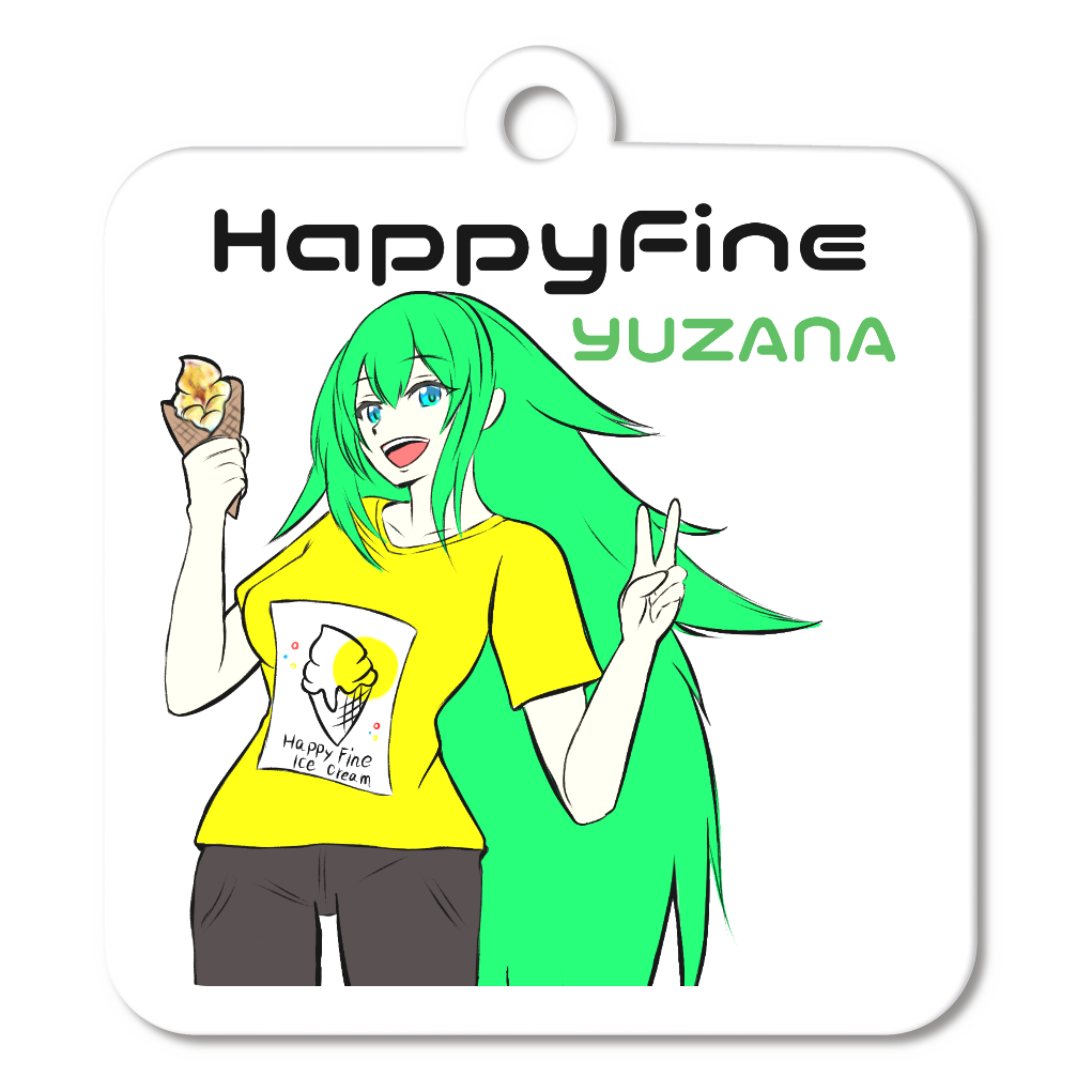 HappyFine　コラボキーホルダー　ユザナ