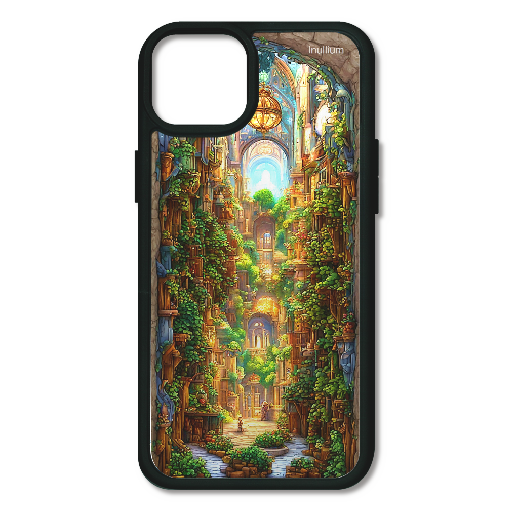 Fantasy Forest 001 (iPhone15plus クリアパネルラバーケース)