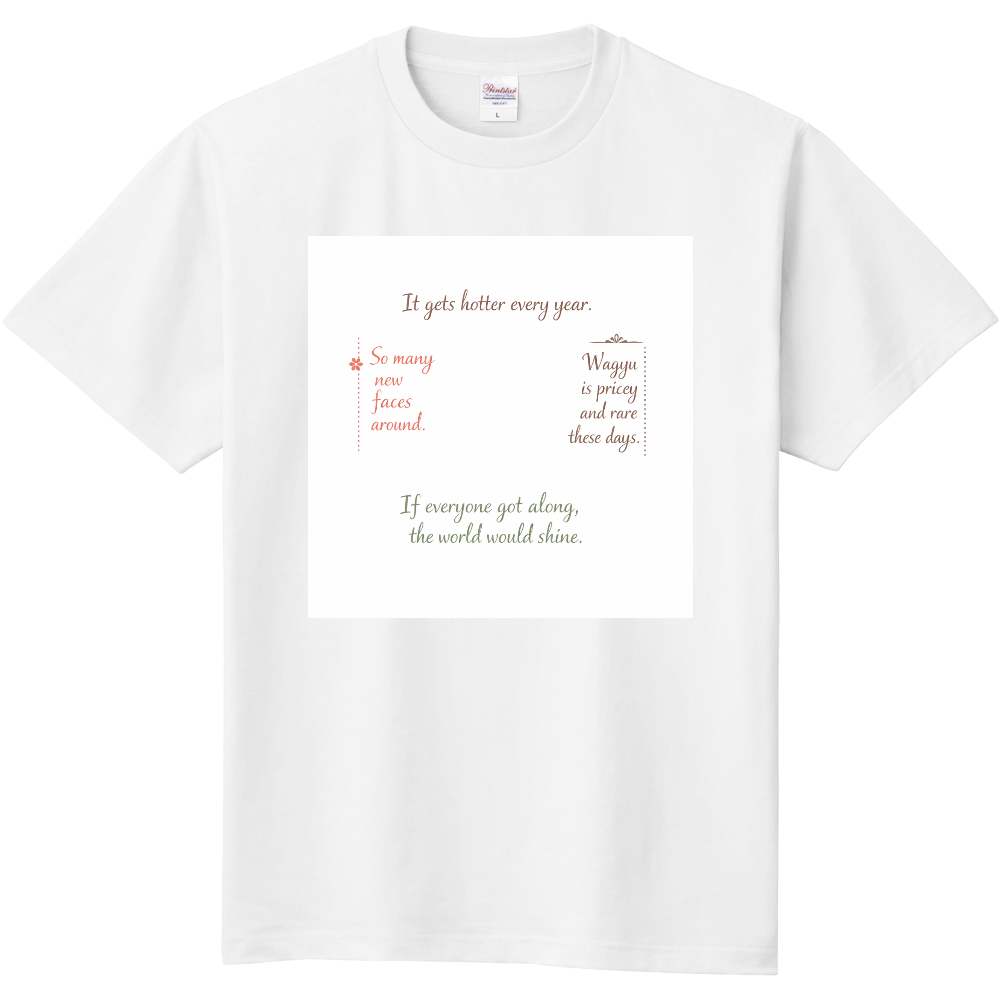 words Tシャツ