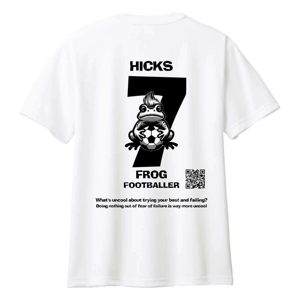 HICKS No.07 / バックプリント・ストリートTシャツ