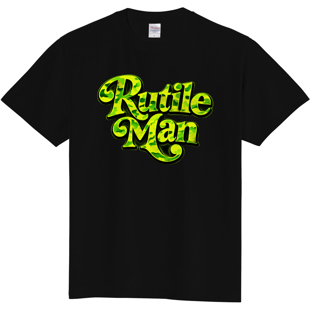 Rutile Man ロゴ ネオンカラー迷彩