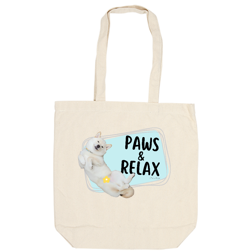 たま日和|PAWS & RELAX トートバッグ(ML)