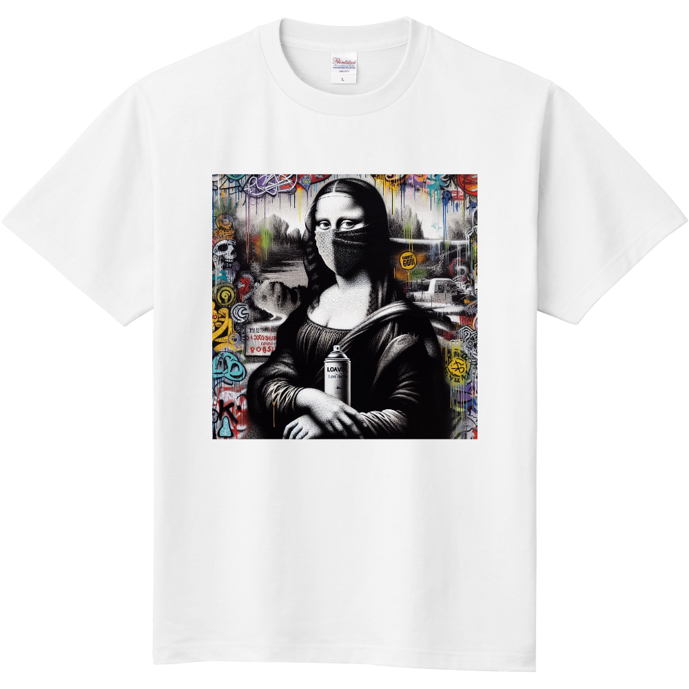 モナリザ風パロディーTシャツ