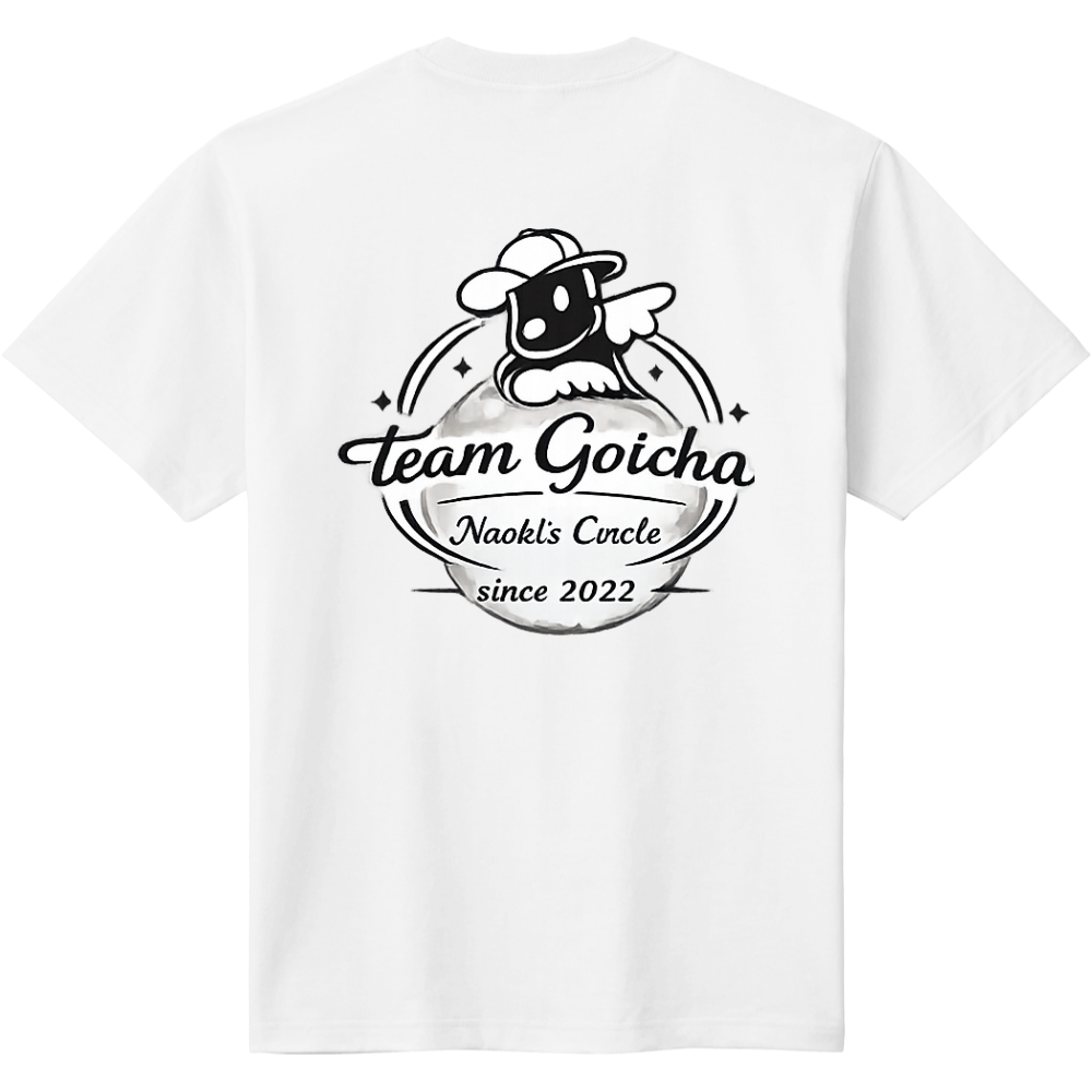 Naoki's circleオリジナルTシャツbla（背面プリント）