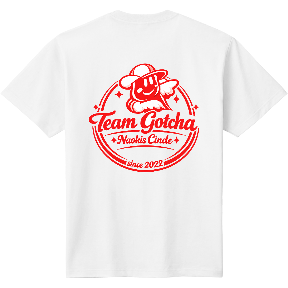 Naoki's circleオリジナルTシャツred（背面プリント）