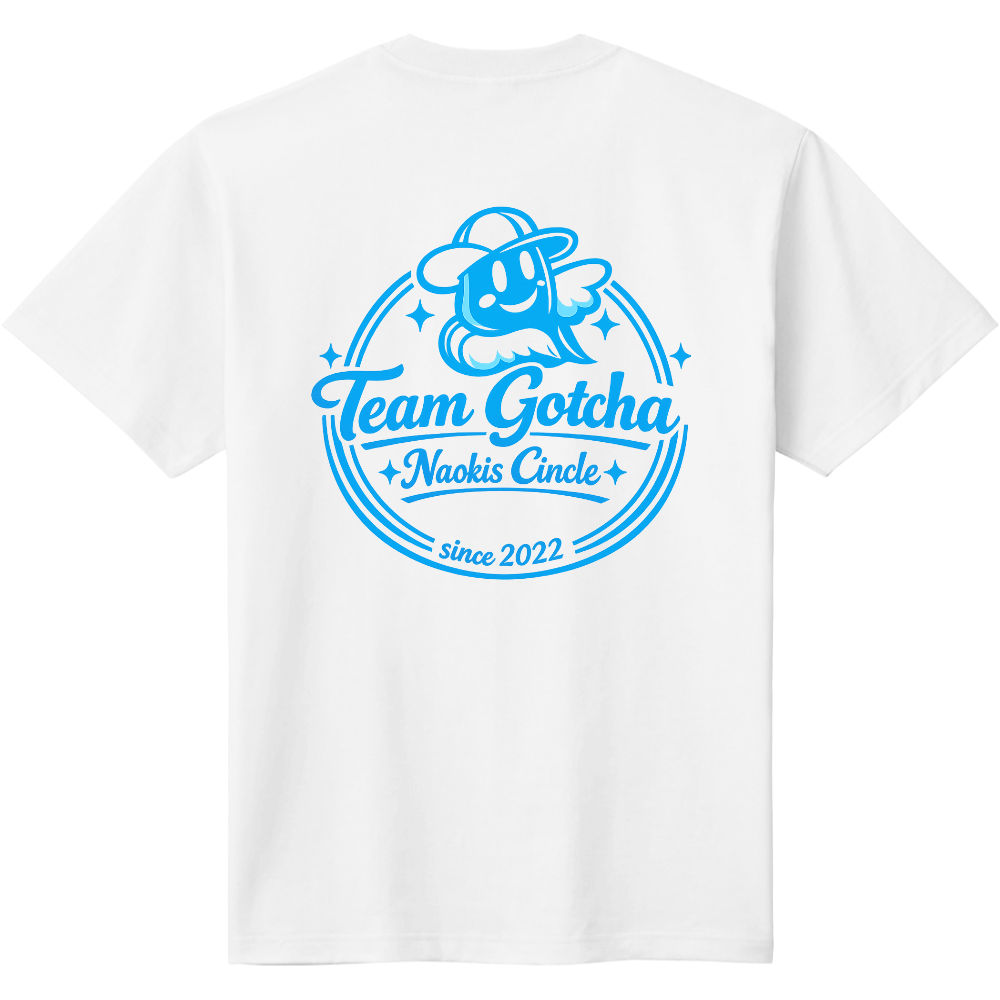 Naoki's circleオリジナルTシャツblu（背面プリント）