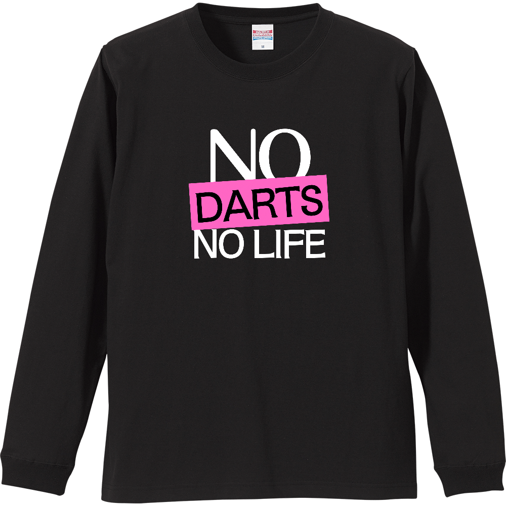 【NO DARTS NO LIFE】COLOR BLOCK MESSAGEロンT