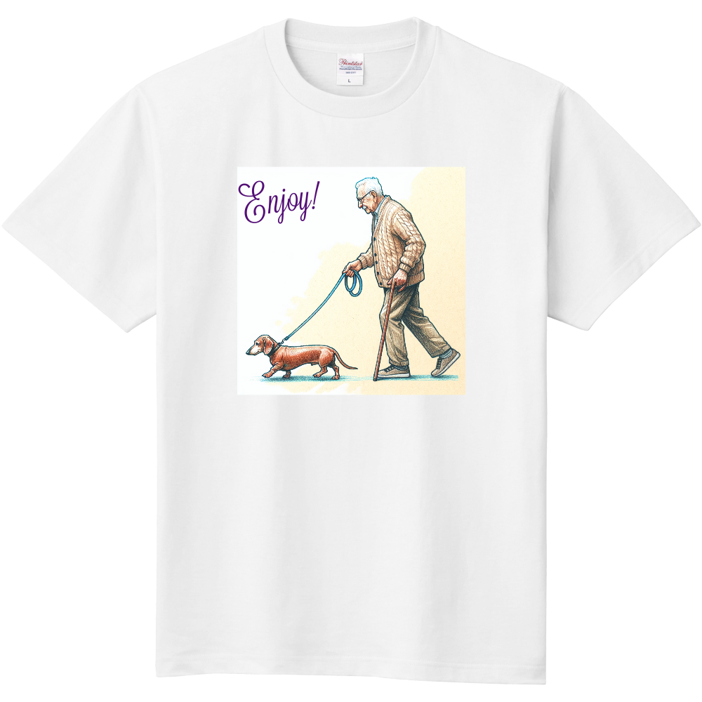 「毎日、お散歩」Ｔシャツ