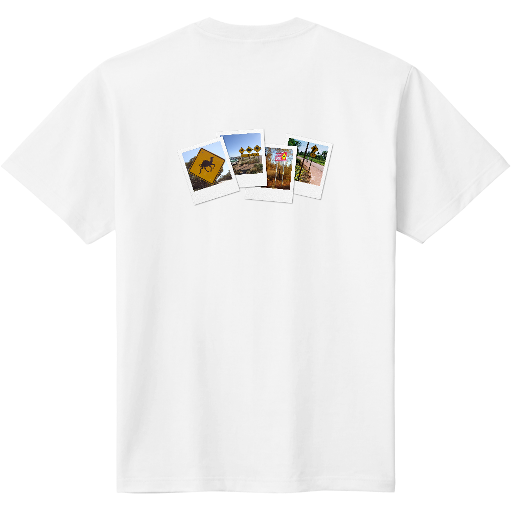 ドライブＴシャツ＜ラクダ注意3枚・背面＞