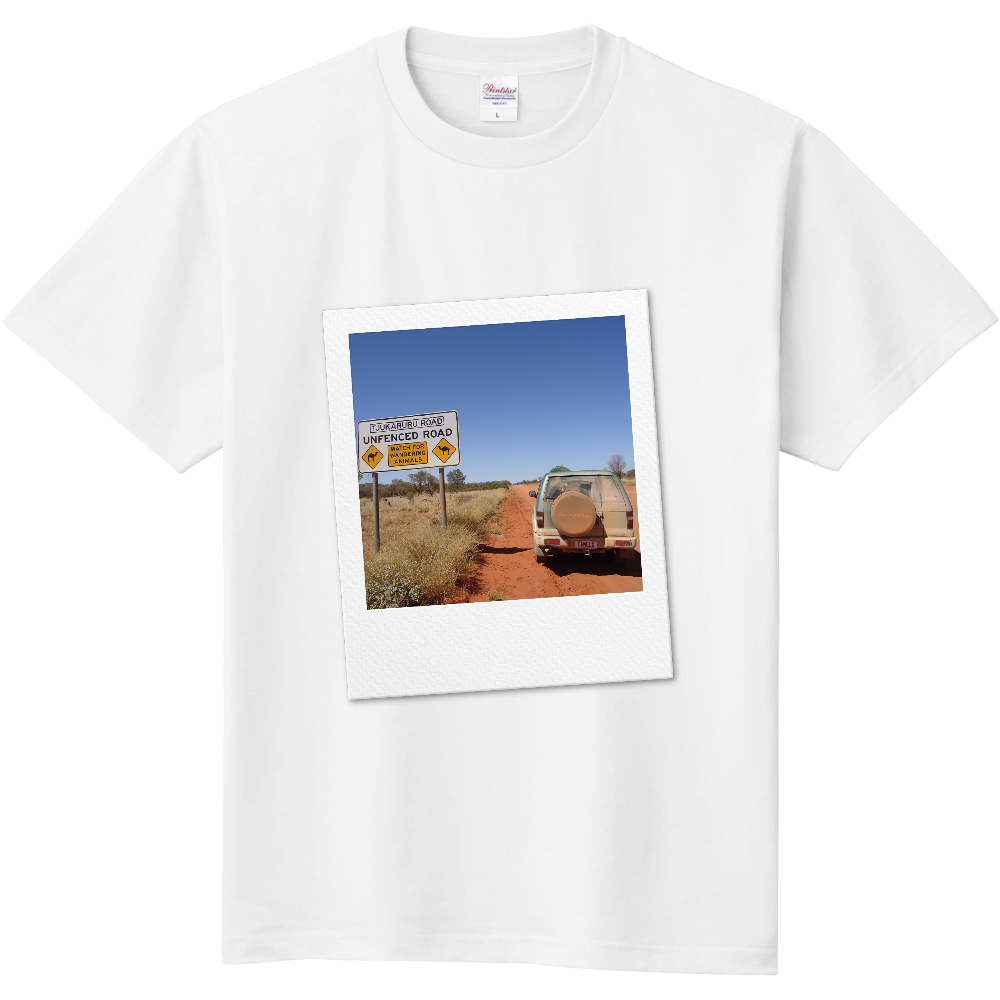 ドライブＴシャツ＜ラクダ注意1枚・前面＞