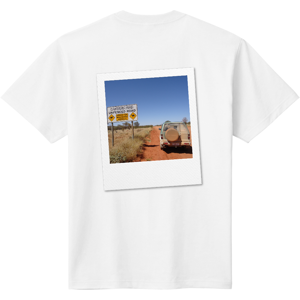 ドライブＴシャツ＜ラクダ注意1枚・背面＞