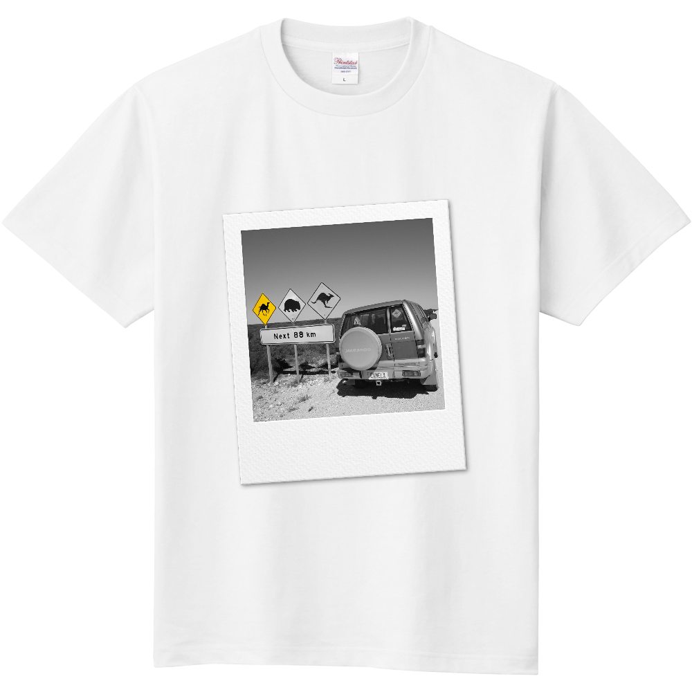 ドライブＴシャツ＜モノクロ・前面＞