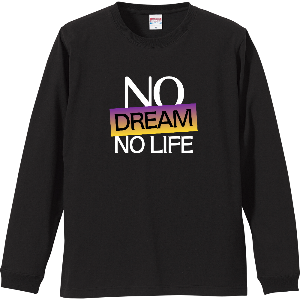 【NO DREAM NO LIFE】COLOR BLOCK MESSAGEロンT
