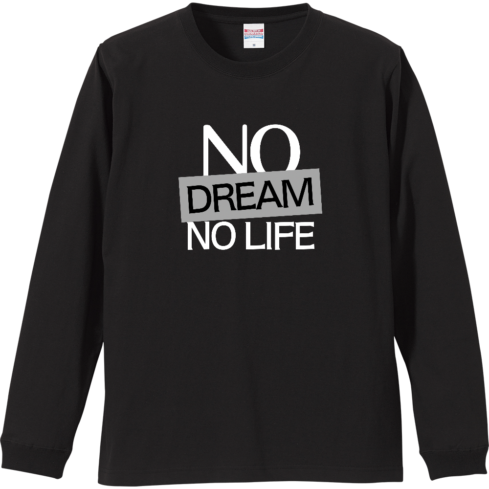 【NO DREAM NO LIFE】COLOR BLOCK MESSAGEロンT