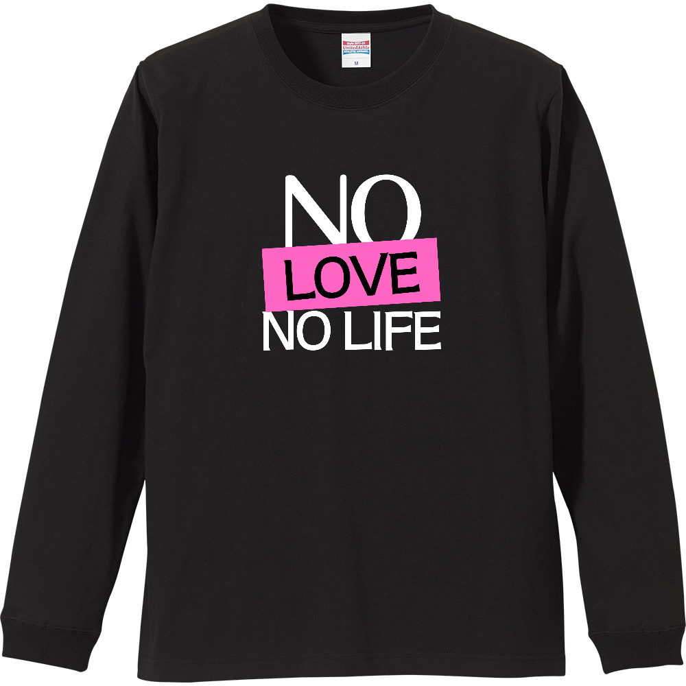 【NO LOVE NO LIFE】COLOR BLOCK MESSAGEロンT