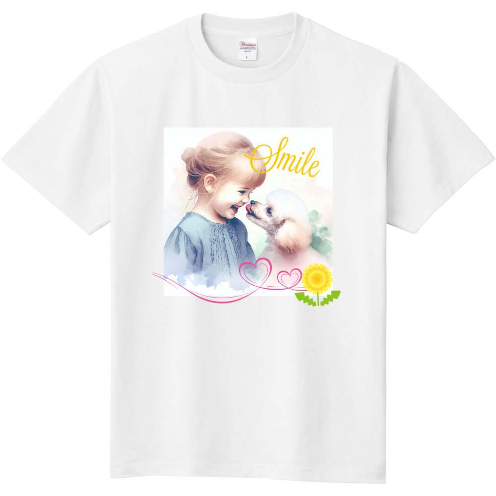 「大好き！トイプードルの春」Ｔシャツ