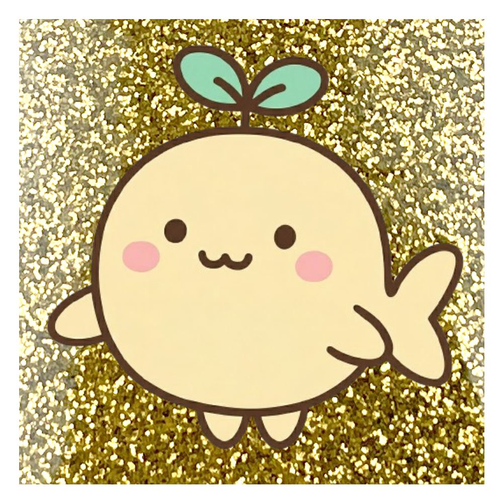チルル ゴールドグリッターシール