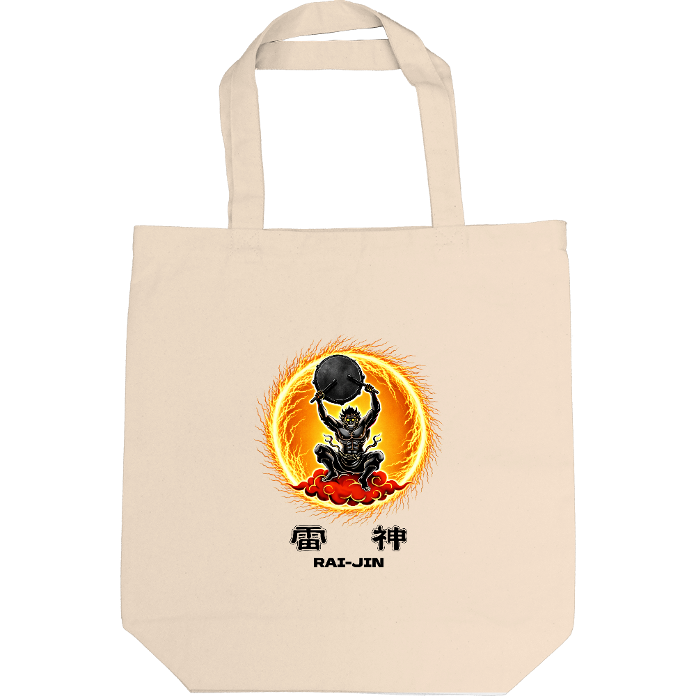 雷神（RAIJIN）鼓動グラフィックトートバッグ