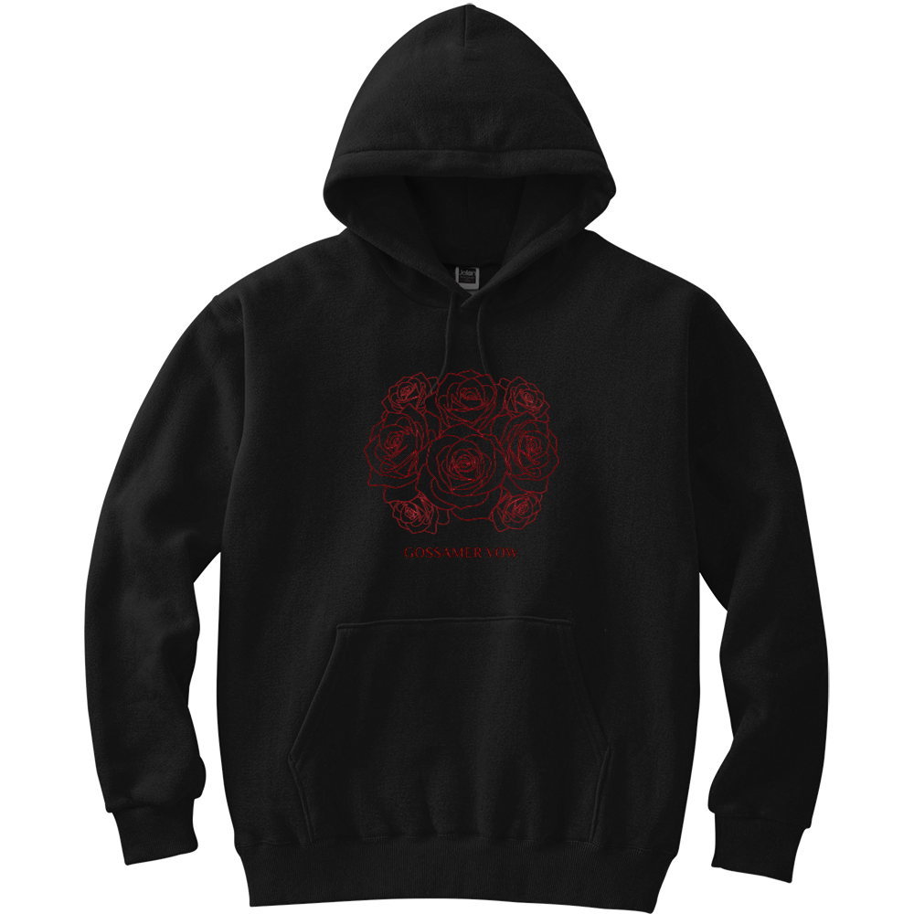 GOSSAMER VOW｜ローズラインアートパーカー（レッドライン）