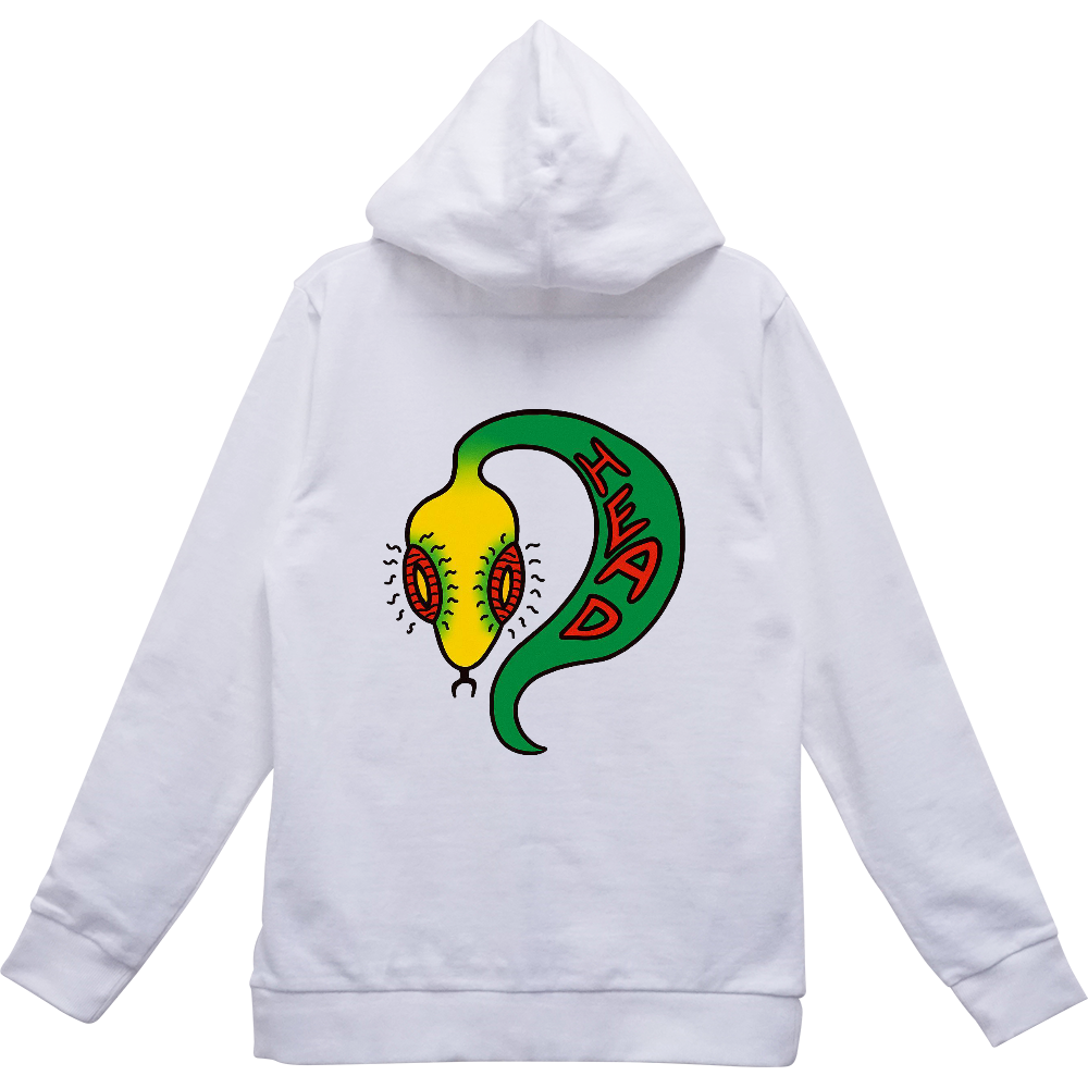 HEAD snake zip hoodie