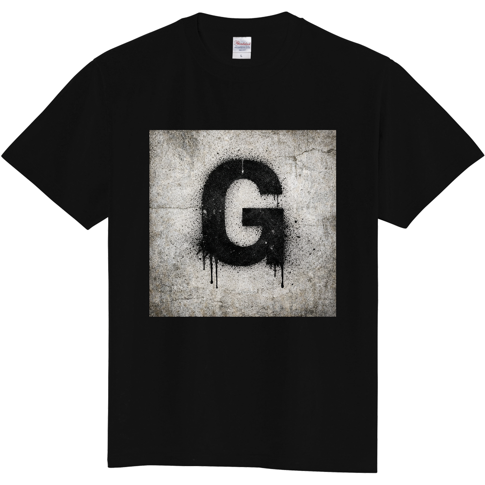アルファベットG　モード系Tシャツ