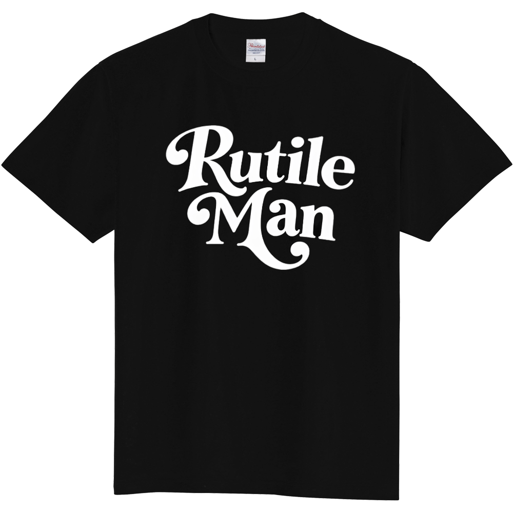 Rutile ManロゴTシャツ(ホワイト)