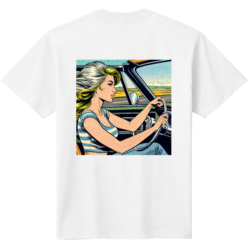 車を運転している美女