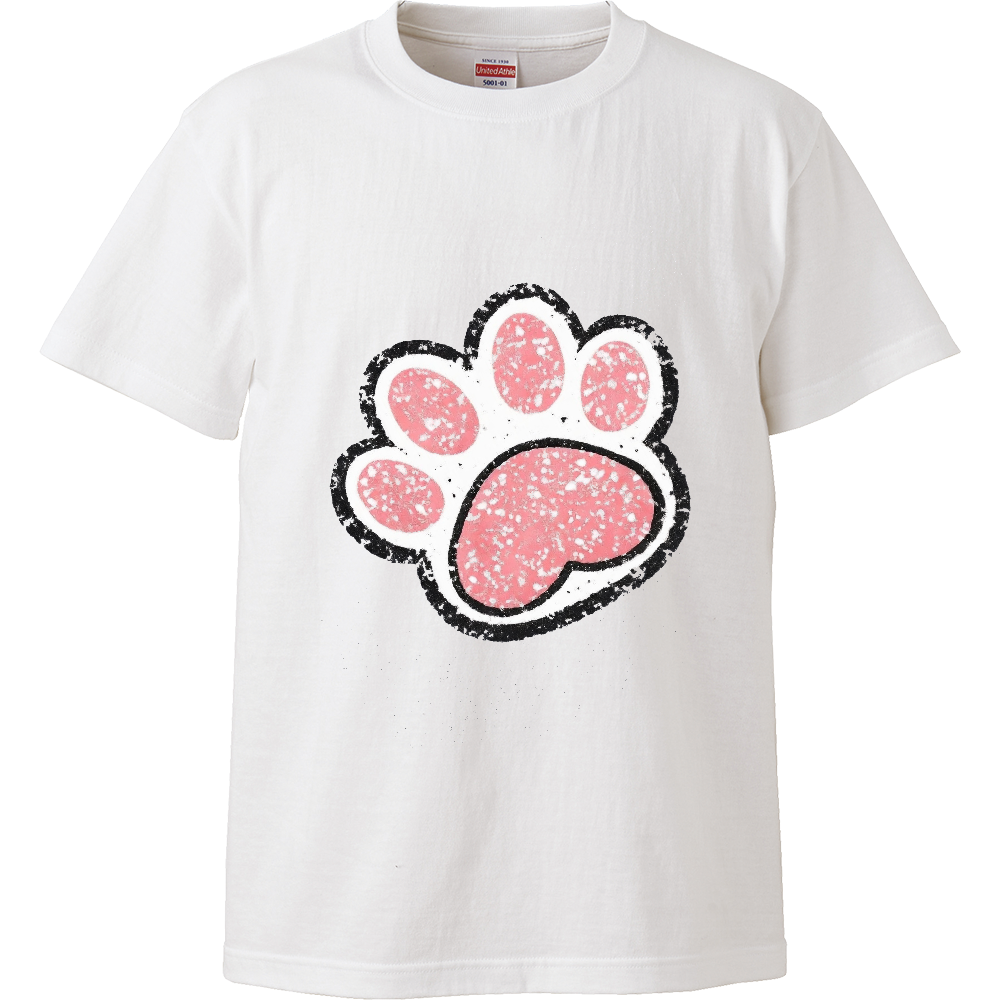 肉球スタンプTシャツ こども用