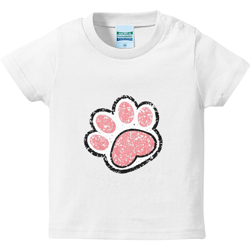 肉球スタンプTシャツ ベビー用