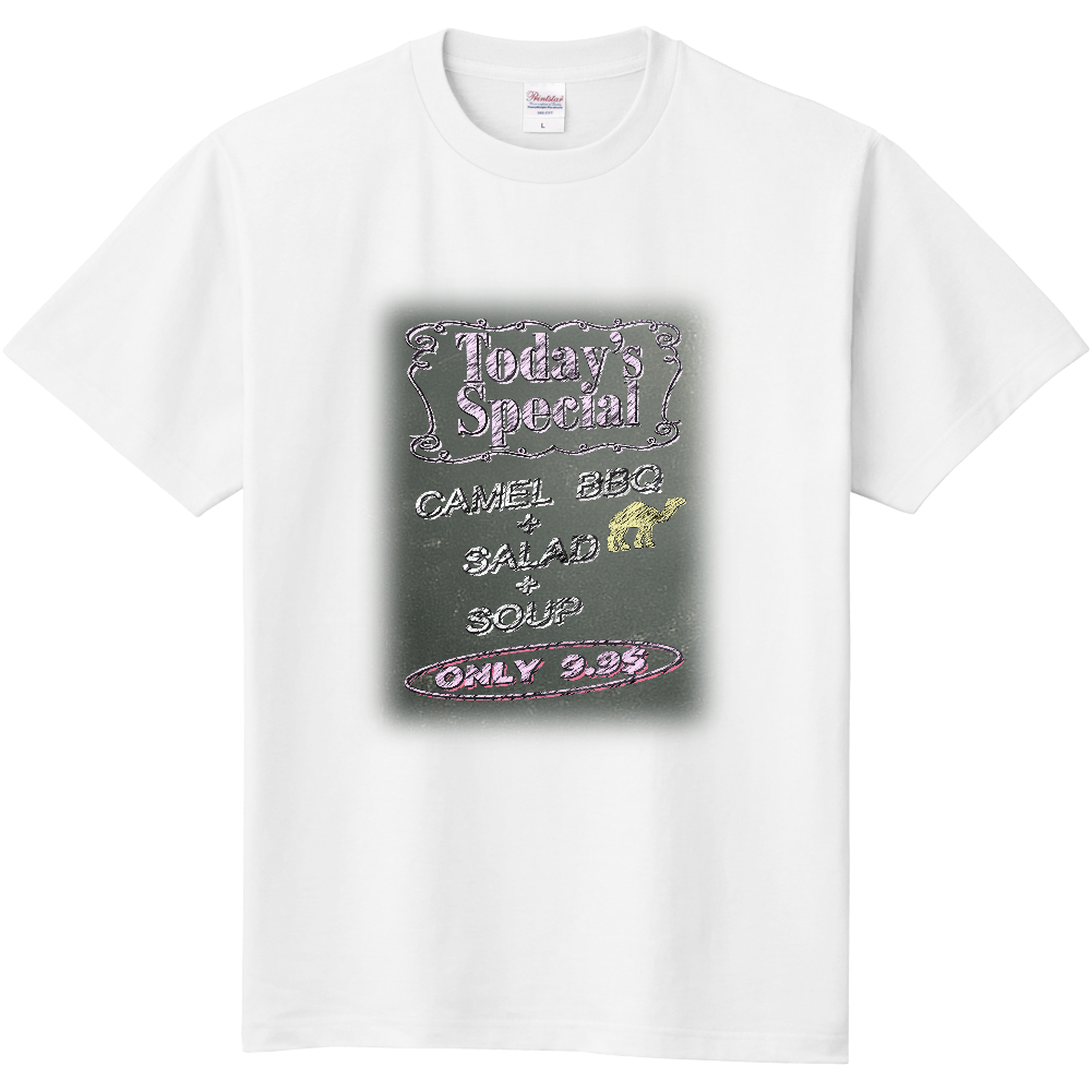 黒板Ｔシャツ＜メニュー・前面＞