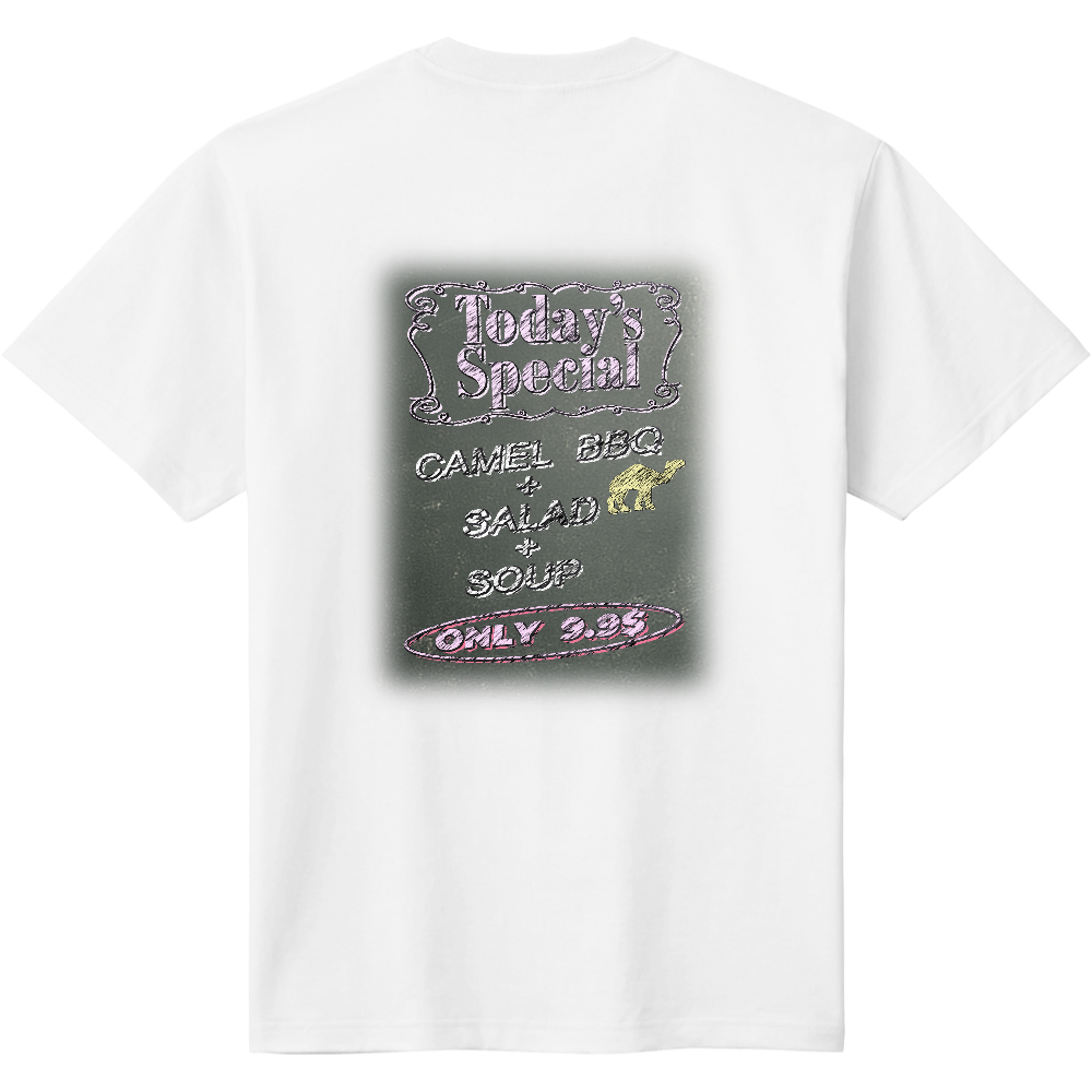 黒板Ｔシャツ＜メニュー・背面＞