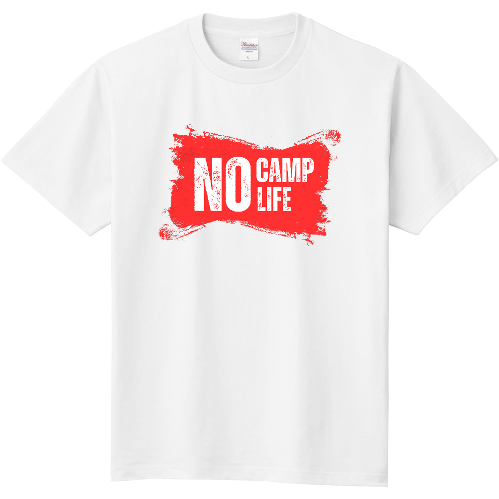 「NO CAMP NO LIFE」エナジー・ボックスロゴTシャツ