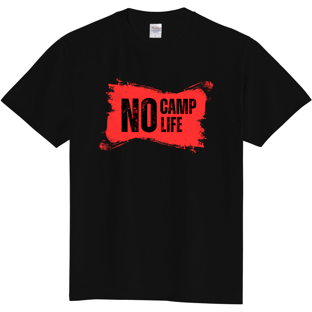 「NO  CAMP NO LIFE」エナジー・ボックスロゴTシャツ