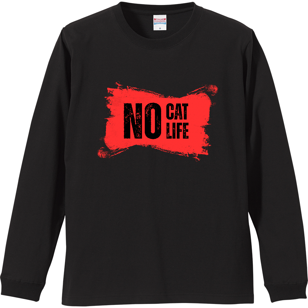 「NO  CAT NO LIFE」エナジー・ボックスロゴロンT