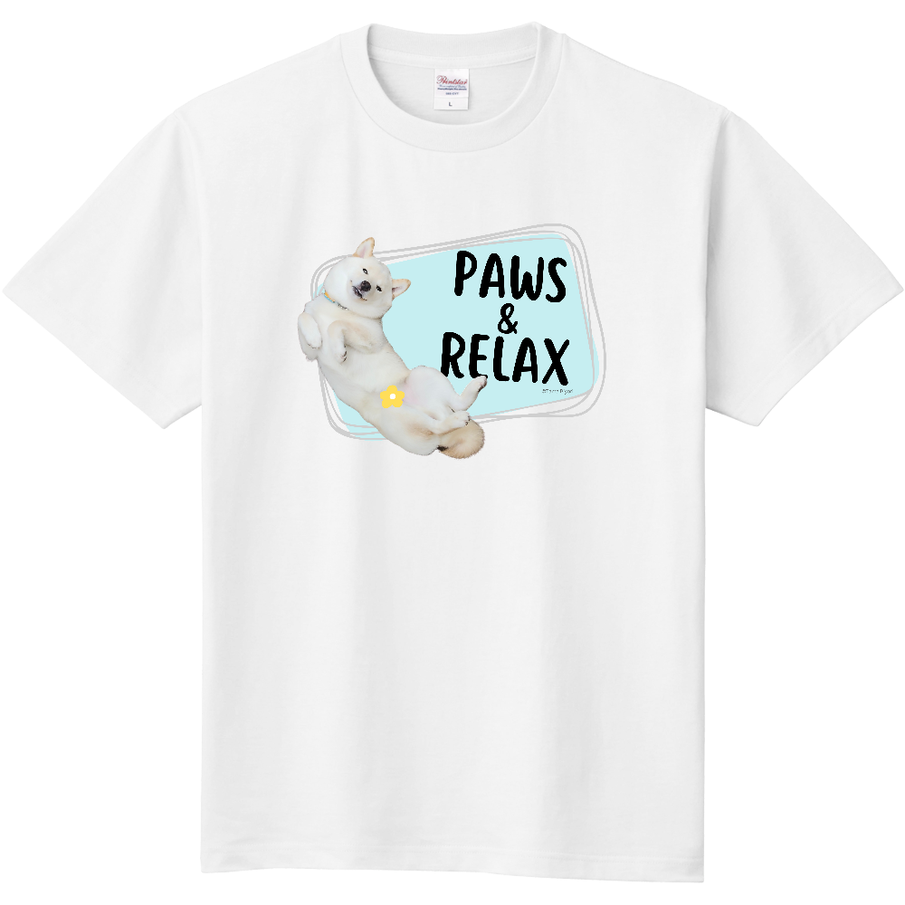 ★たま日和|PAWS & RELAX Tシャツ