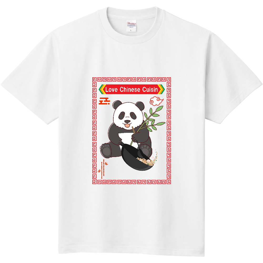 中華料理ファンTシャツ＜前面＞