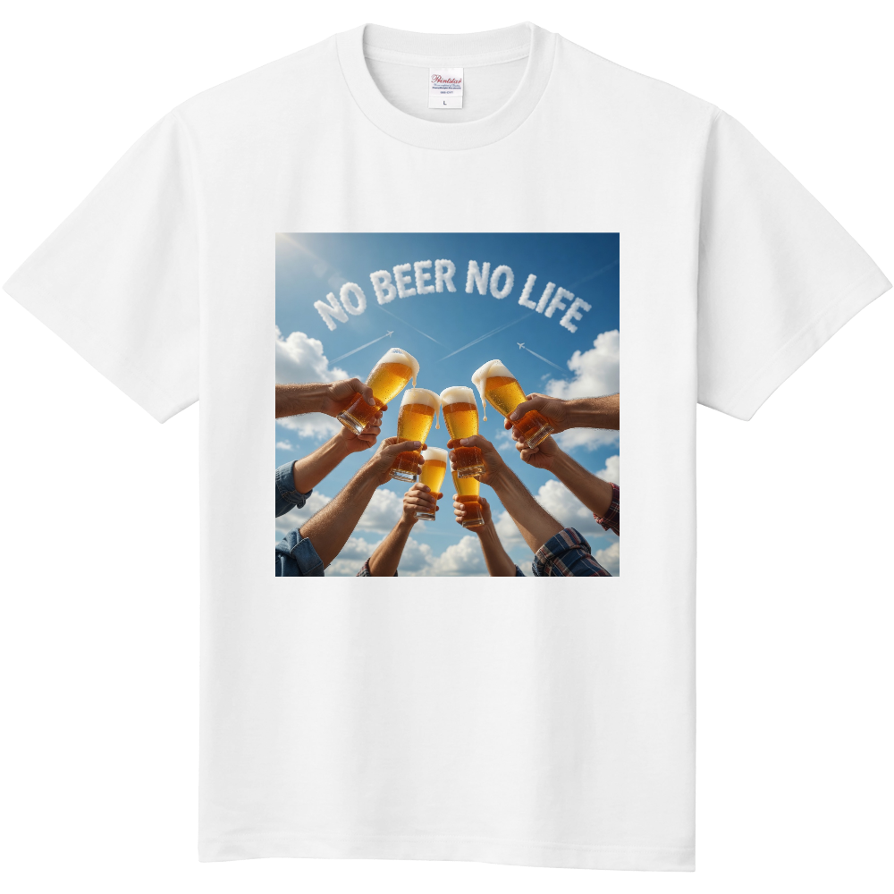 「NO BEER NO LIFE Tシャツ」