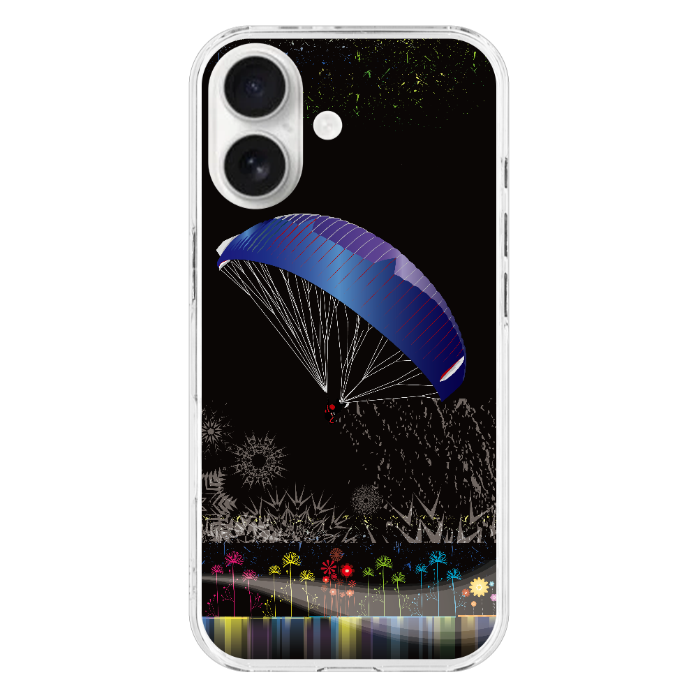 M136　シュール『深』 iPhone17 (透明)(ハードケース)｜PLATA