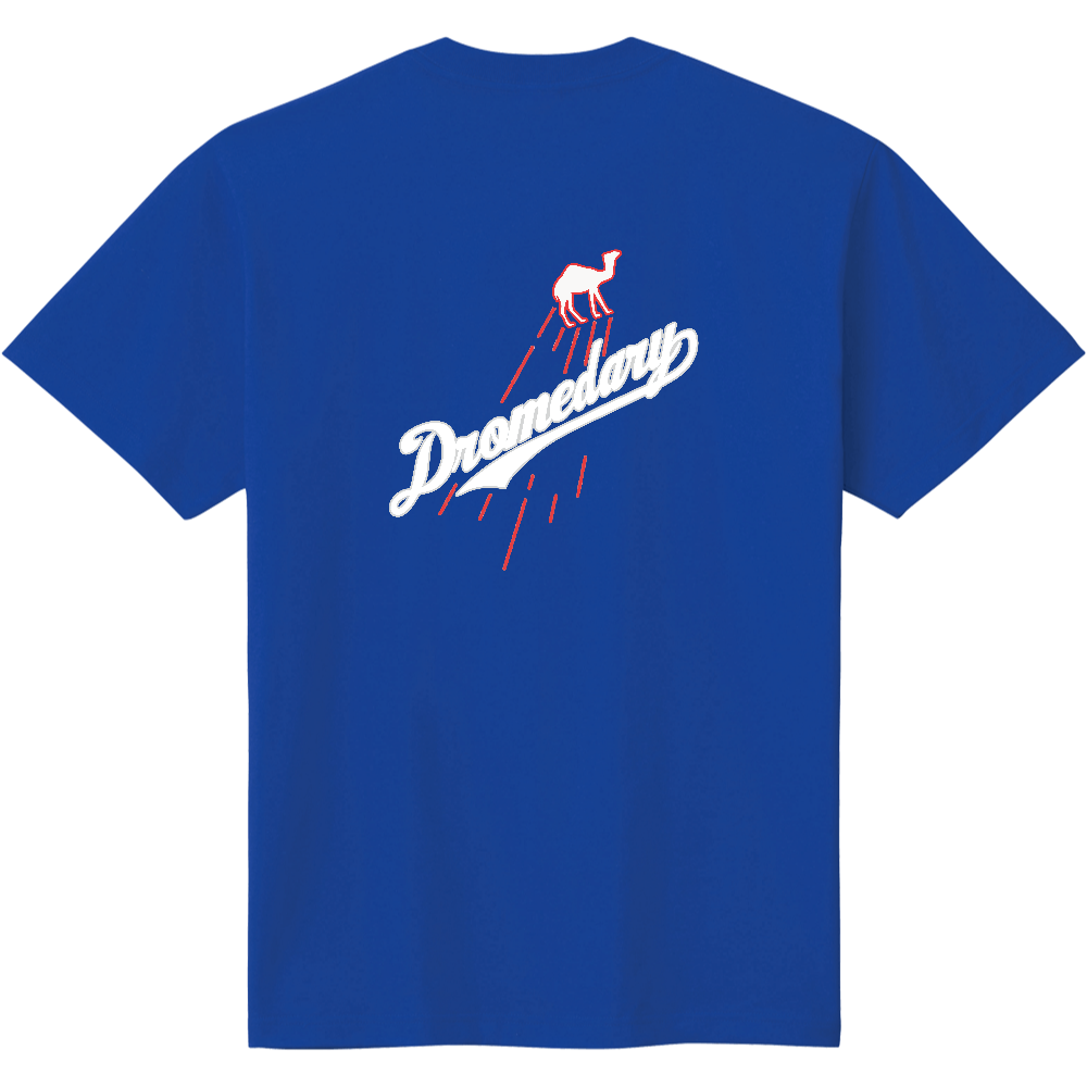 ドジャース風ラクダＴシャツ＜白文字・背面＞
