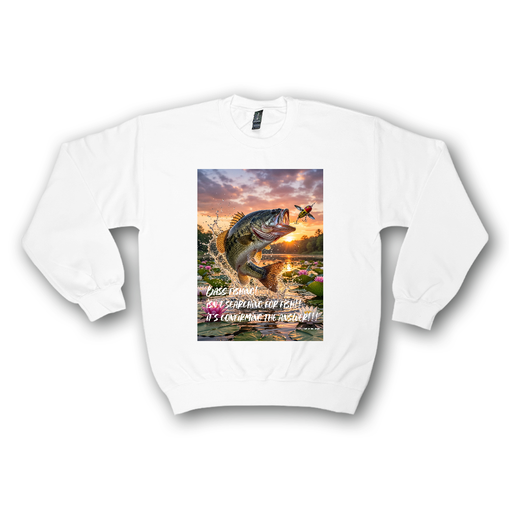 【フィッシングスウェット ブラックバス釣り】フルカラー