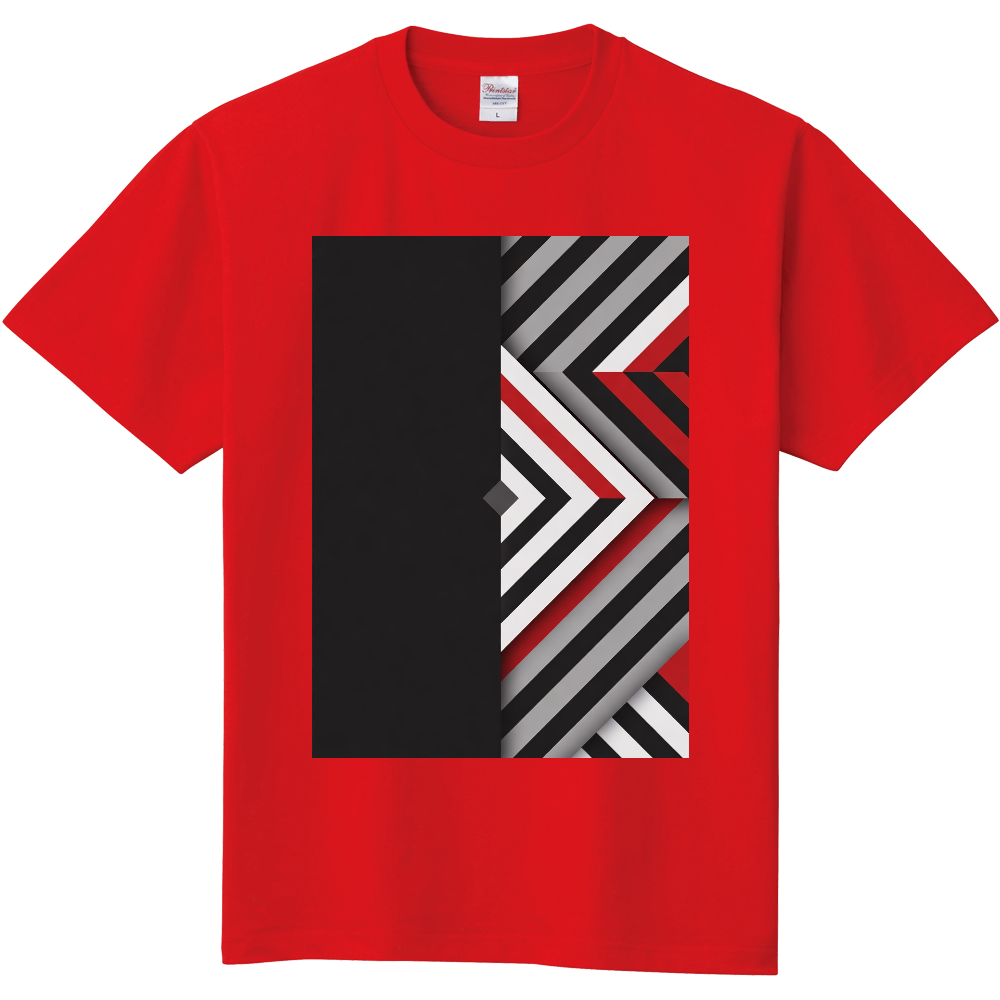 Contrast Edge」Tシャツ