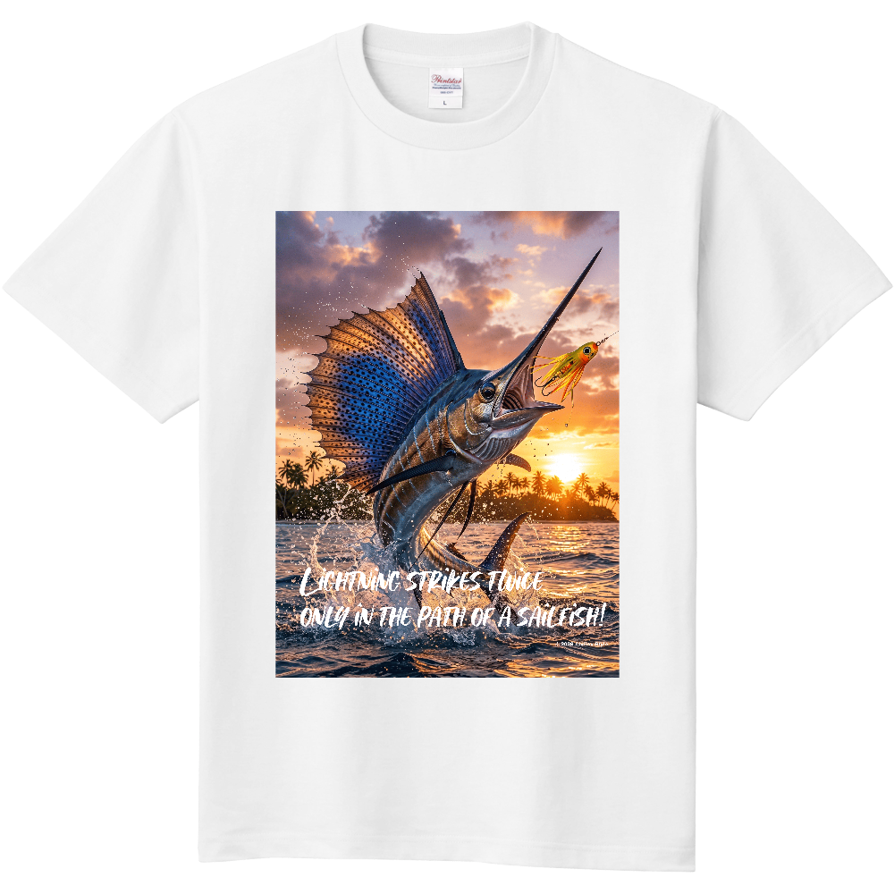 【フィッシングTシャツ バショウカジキ釣り】フルカラー