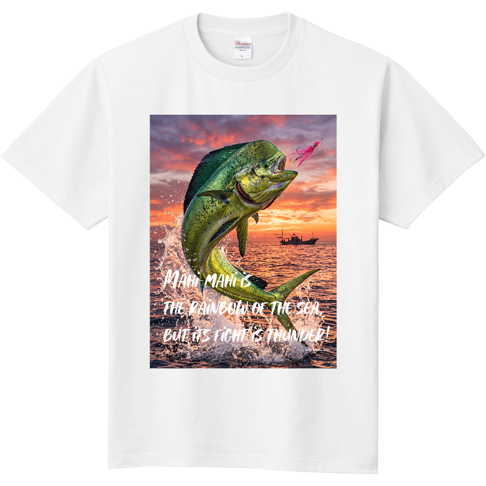 【フィッシングTシャツ シイラ釣り】フルカラー