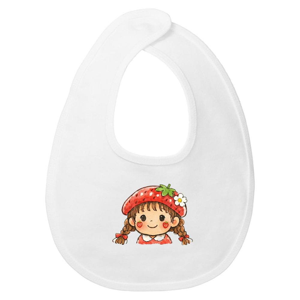 いちご帽子ちゃん オリジナルベビースタイ