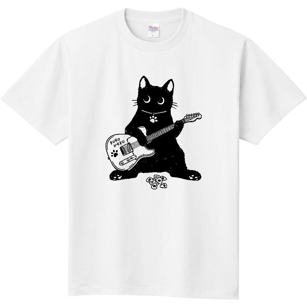 黒猫くん ギター type01 BK