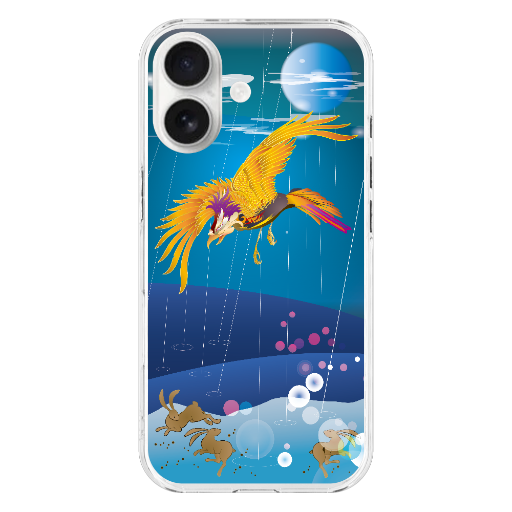U024　ジャパン『兎』 iPhone17 (透明)(ハードケース)｜PLATA