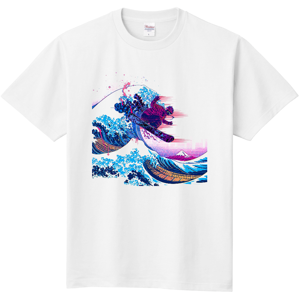 Tシャツ 浮世絵×スノボ