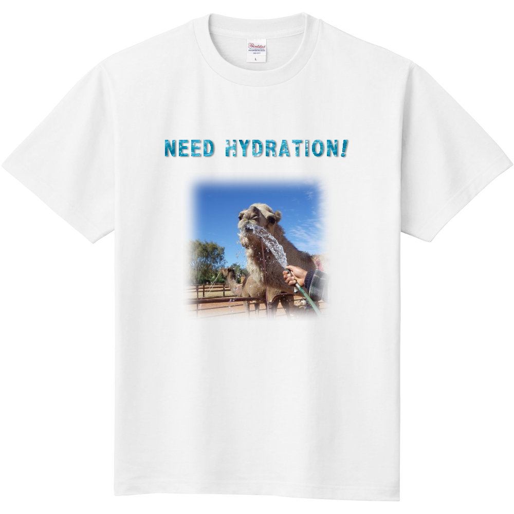 水分補給Ｔシャツ＜前面＞