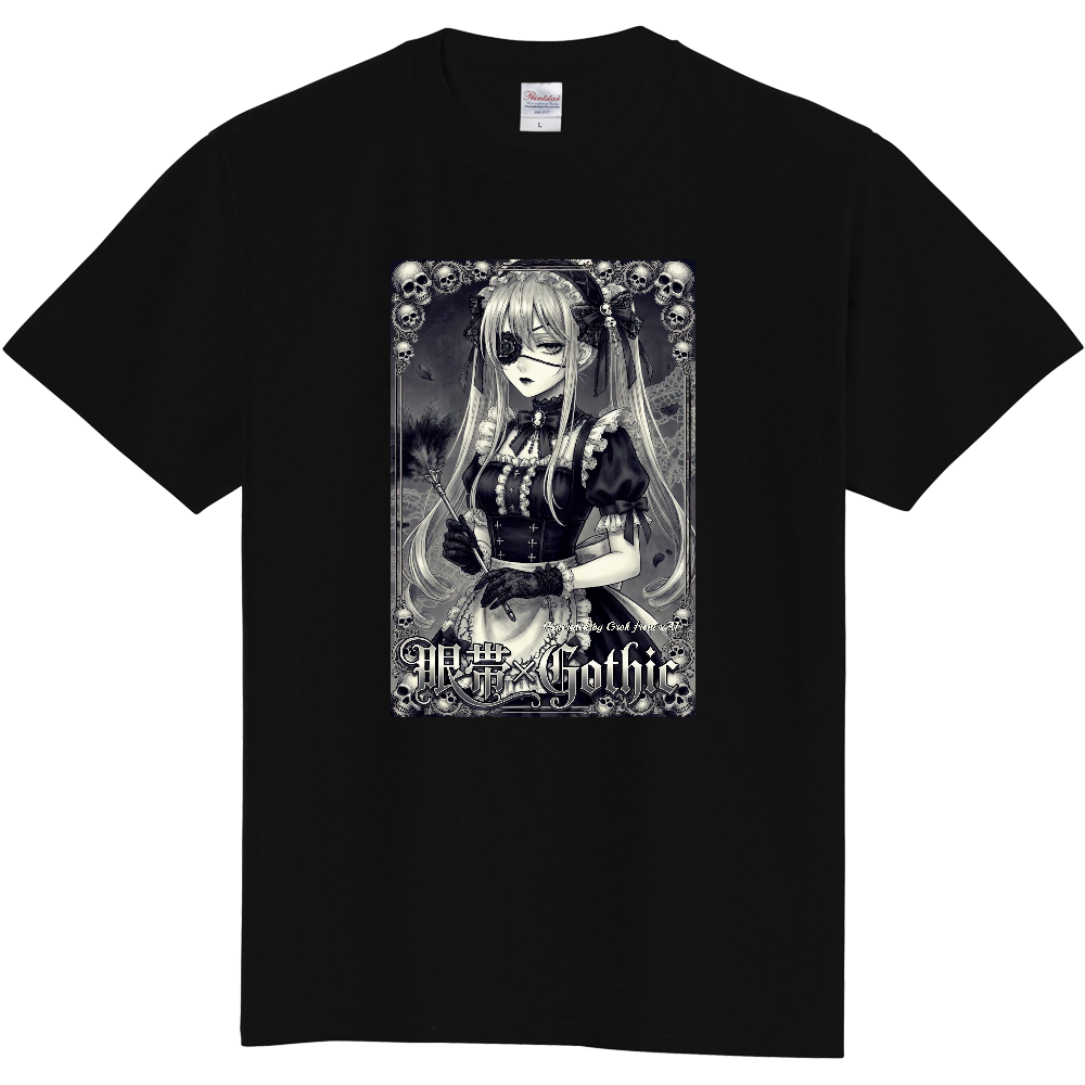 「眼帯×Gothic」メイドA/白黒